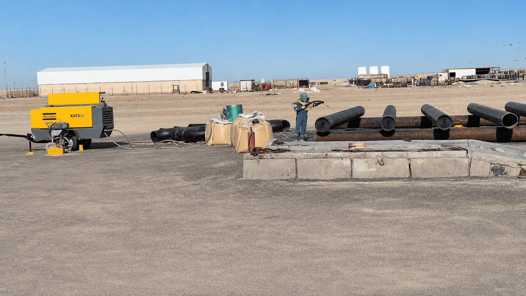 Sand/Grit Blasting  project work