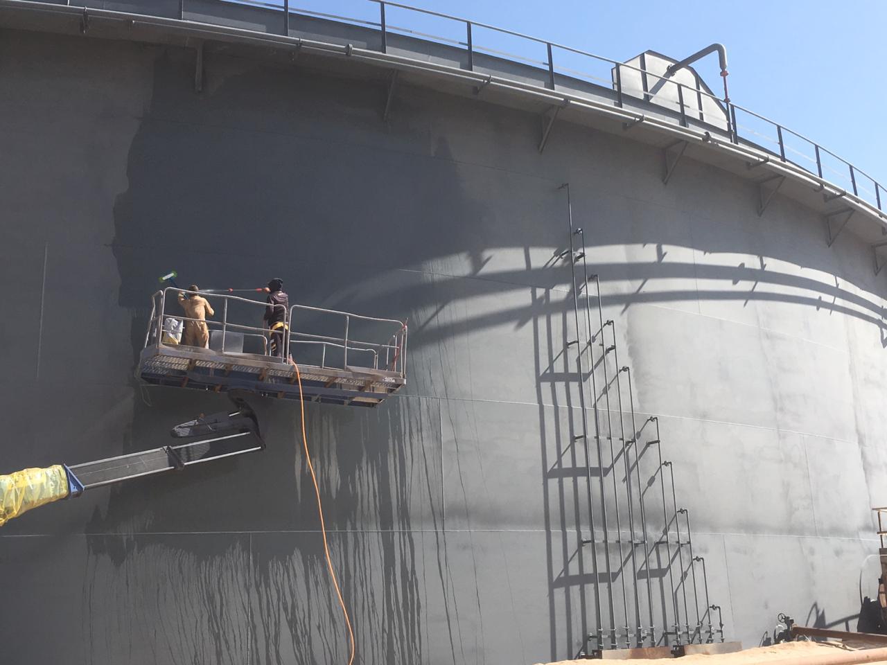 Oil Storage Tank Rehabilitation project work