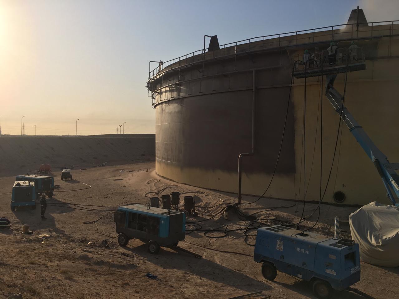 Oil Storage Tank Rehabilitation project work