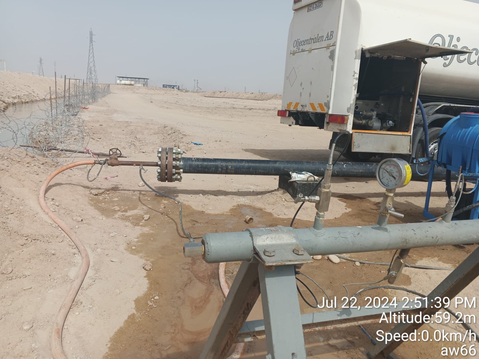 Hydrotesting & Flushing project work