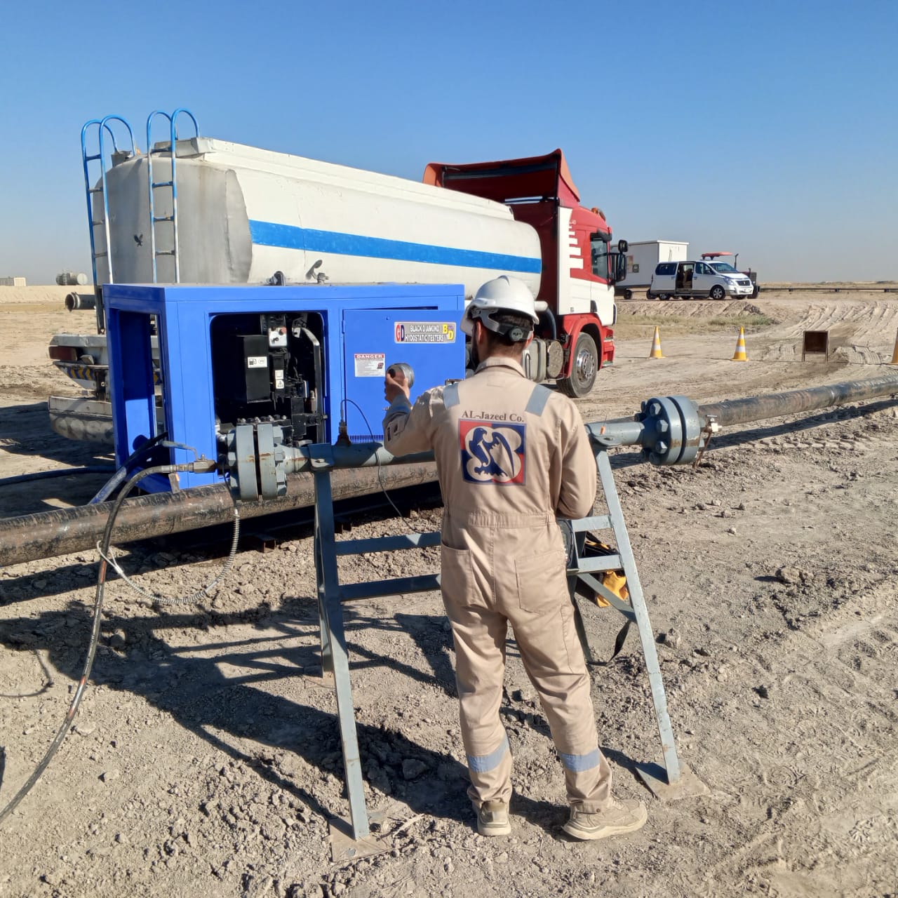 Hydrotesting & Flushing project work
